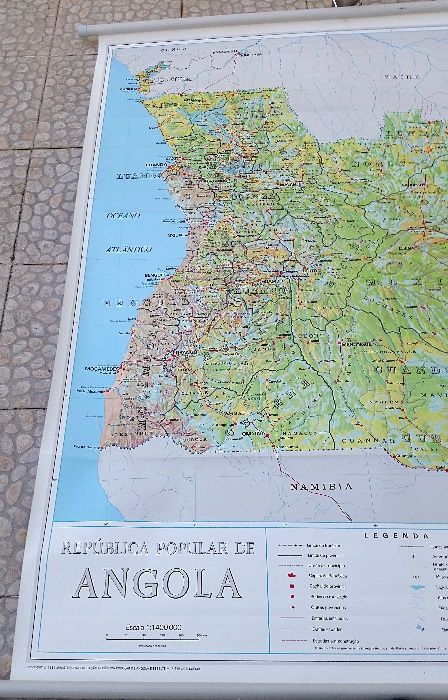 Mapa de Parede - ANGOLA