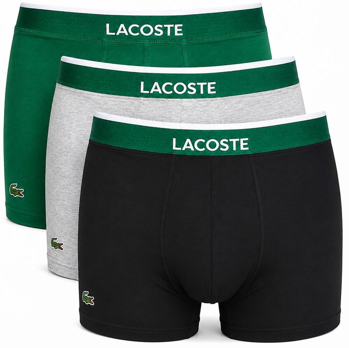 Bokserki męskie Lacoste komplet 3-pak rozmiar XXL