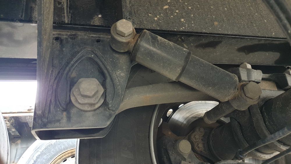 Mechanizm podnoszenia osi Krone - ocynkowany