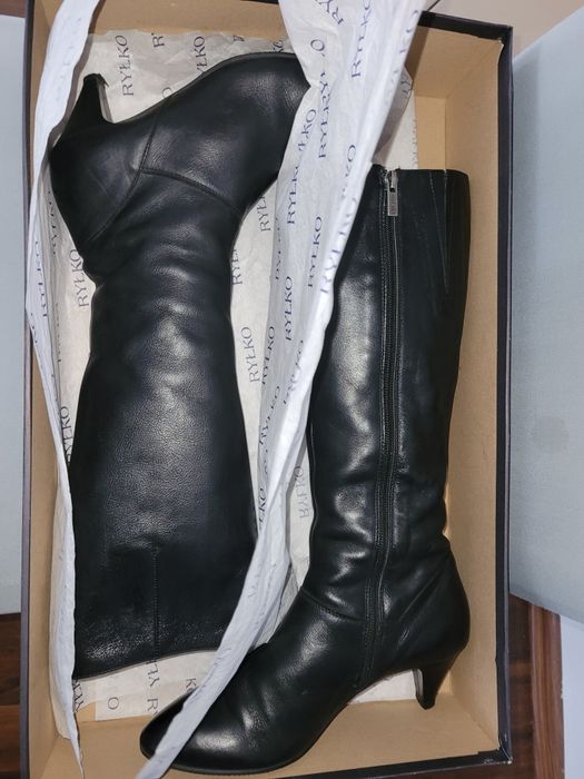 Kozaki na obcasie Ryłko