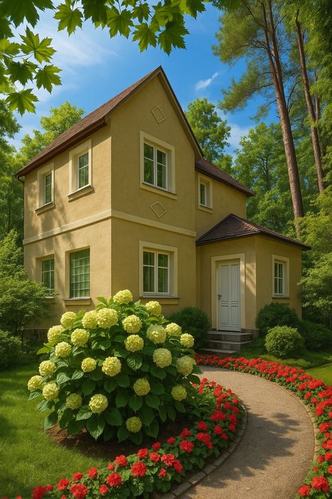 Будинок з банею та басейном в мальовничому місті