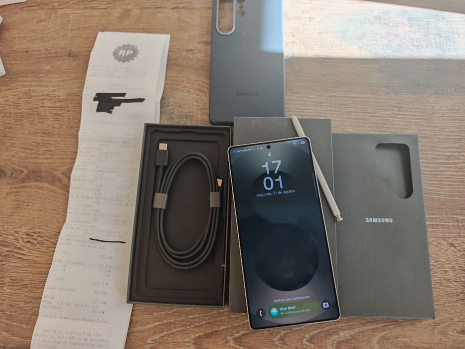 Samsung S25 Ultra 5G 12GB/256GB Dual Sim Preto Seminovo, C/Garantia Aceito Retomas