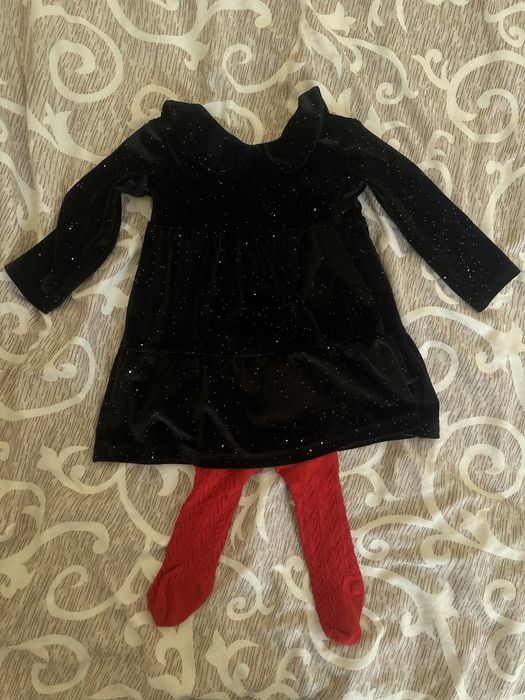 Сукня нарядна з колготками 6-9 місяців