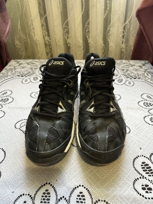 Кросівки волейбольні Asics Gel-Tactic Black&silver Running/Trainers/Volleyball