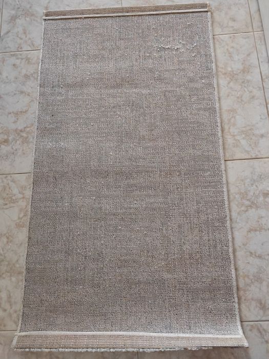 2 Tapetes de Tecido Carmel Cizento