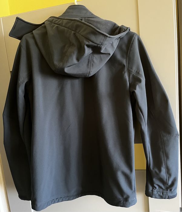 Bluza z kapturem, softshell wiatroodprna ciepła razmiar M