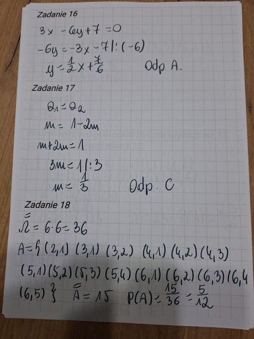 Matematyka Matura