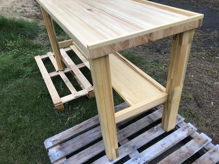 Stół roboczy warsztatowy 150x60x85 drewniany