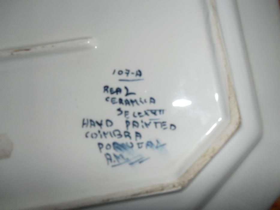 louça coimbra- travessa 37 cm-réplica séc. xvii