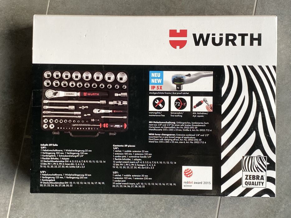 Conjunto de roquete Wurth