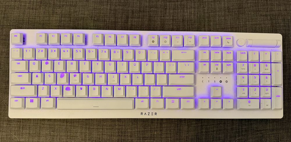 Razer Deathstalker v2 Pro Clicky optyczne Biala