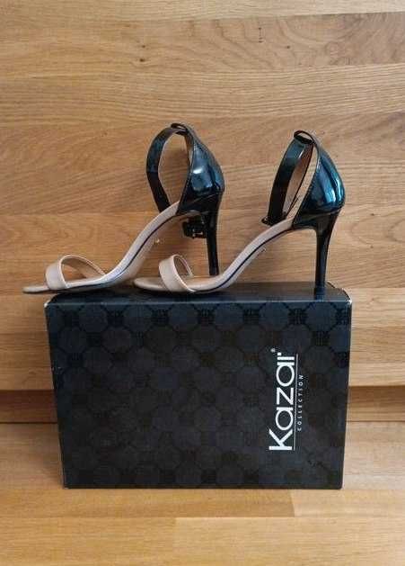 czółenka na obcasie 8 cm. - Kazar 37