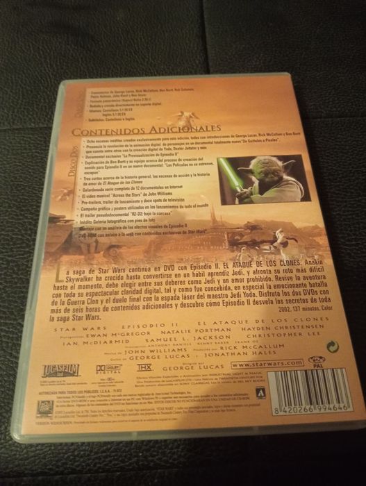 Dvd star wars novo