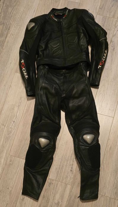 Odzież motocyklowa kombinezony, buty, rękawice