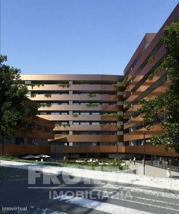 Apartamento T0 com Terraço e Estacionamento | Mafamude e Vilar Do Para