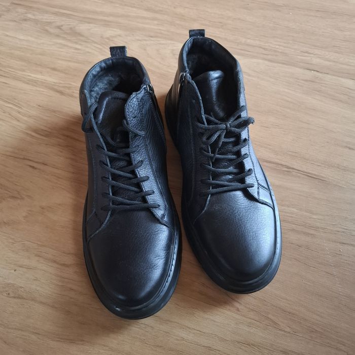 Skórzane buty męskie