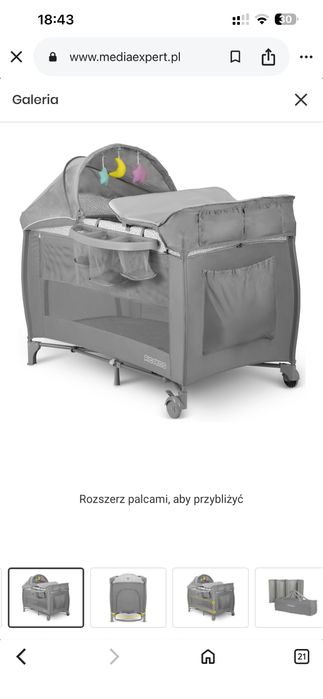 Łóżeczko turystyczne Ricokids RK-242