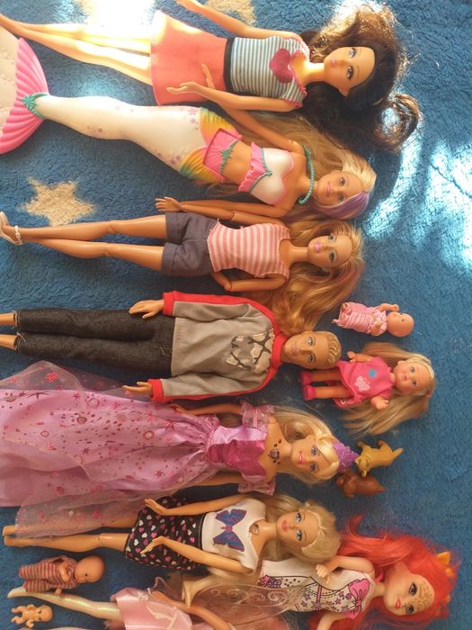 Zestaw lalek barbie i nie tylko