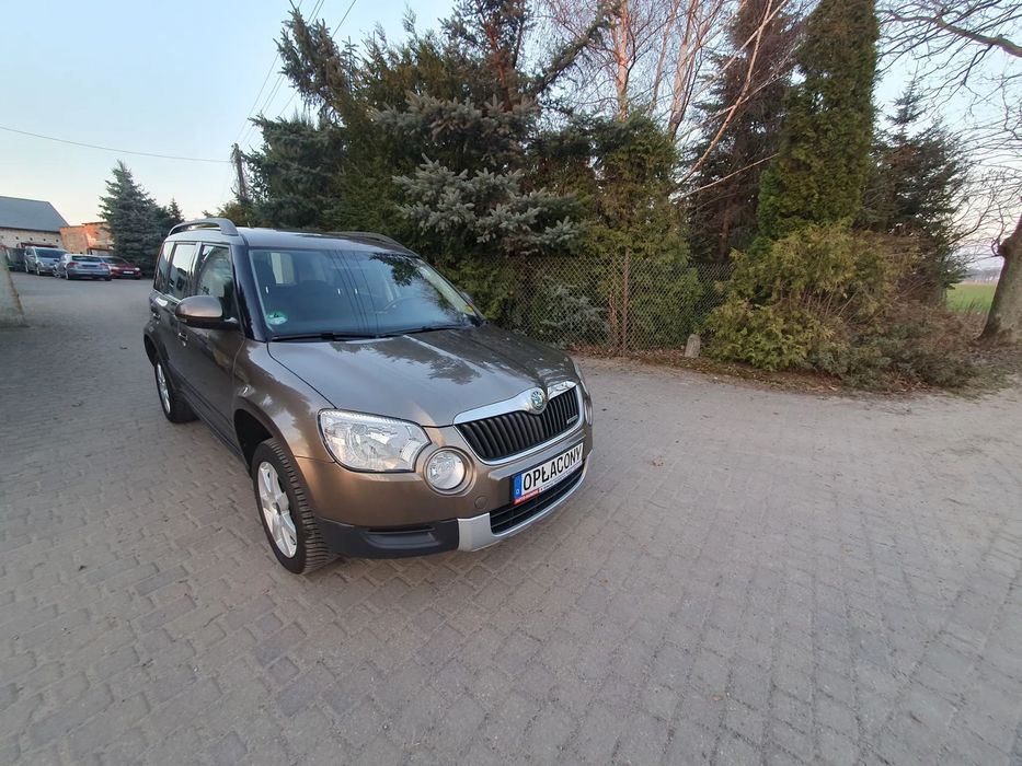 Skoda Yeti 1.6 TDI 105KM OPŁACONY Bezwypadkowy serwisowany wersja GREEN LINE