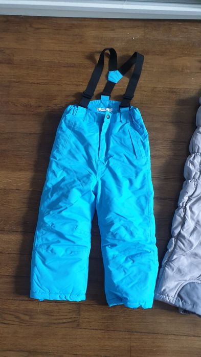 дитячий зимовий комбінезон полукомбінезон  лижні штани на підтяжках