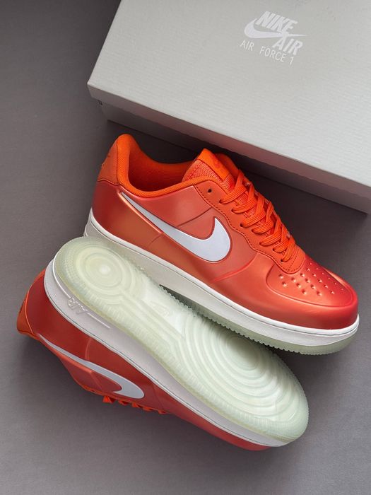 WOW! Nike Air Force 1 “FOAMPOSITE Orange 41 42 43 44 45 найк аір форс помаранчеві
