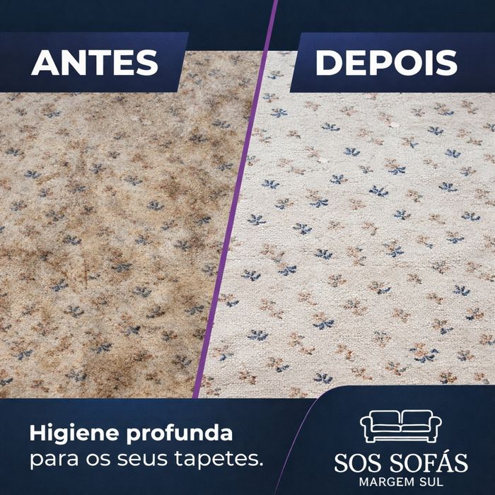Sofá sujo? Limpeza profissional desde 49€ (Margem Sul)