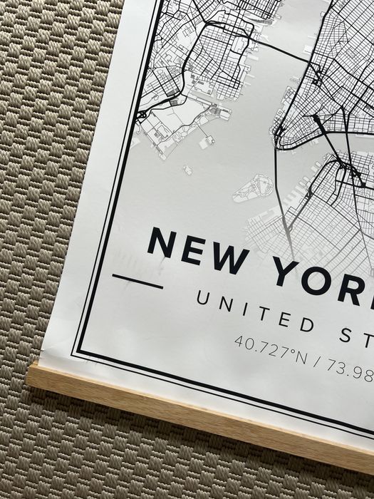 Poster New York City Mapiful