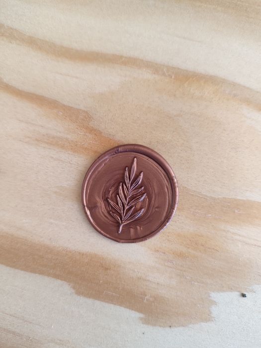 Selos Lacre cor bronze
