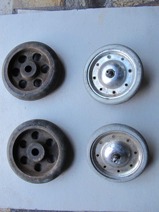 Stare kółka od wózka wagonika