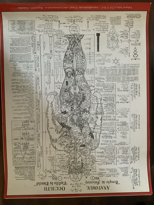 5 x Poster cartazes acunpressão massagem iridiologia reflexologia kundalini chackras etc