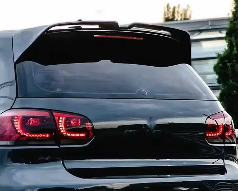 Спойлер Oettinger стиль чорний глянець VW Golf 6 2008-2013 / ABS ПЛАСТИК