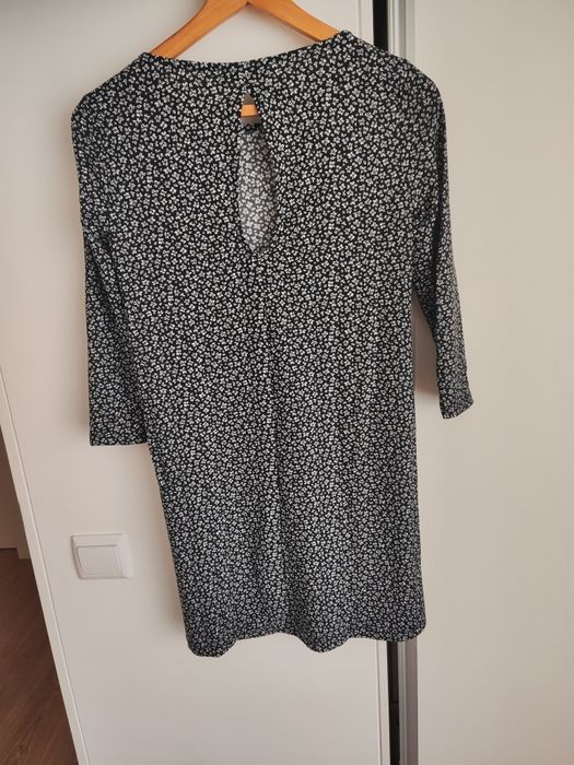 Vestido mango padrão floral