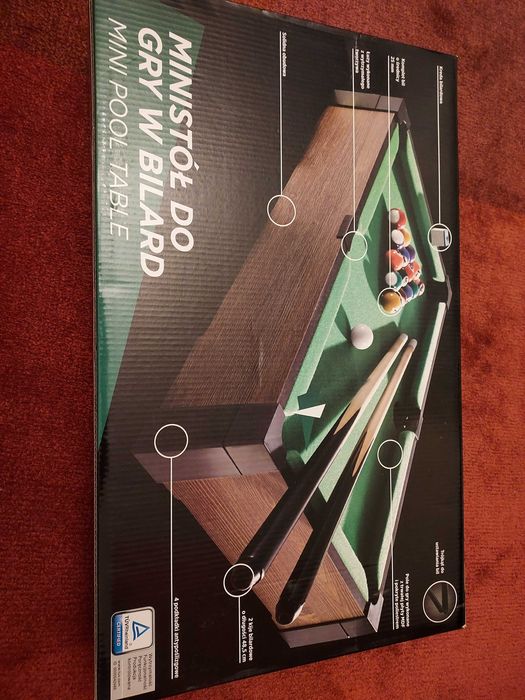 Minibilard stół do bilarda jak NOWY