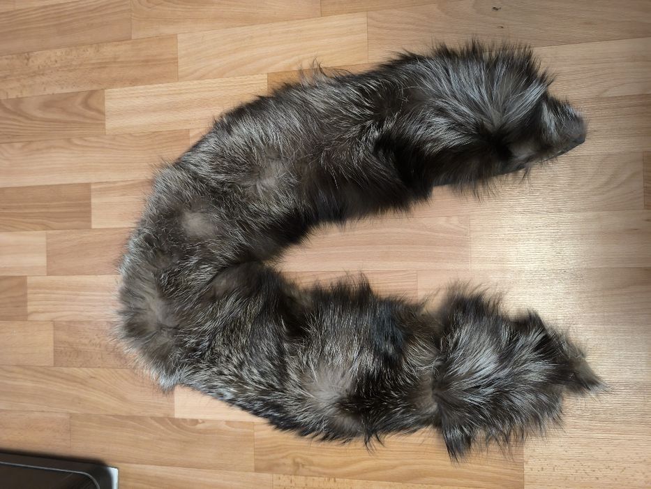 Воротник натуральный чернобуркадлина 125 см