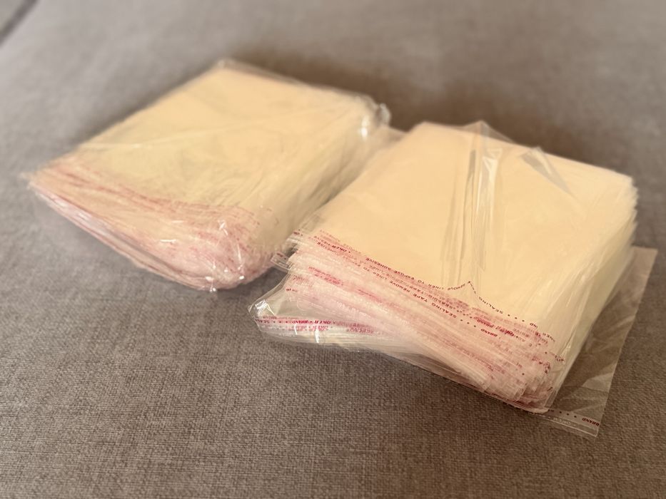 Пакети з клапаном і клейкою стрічкою 13×13 см (500 шт)