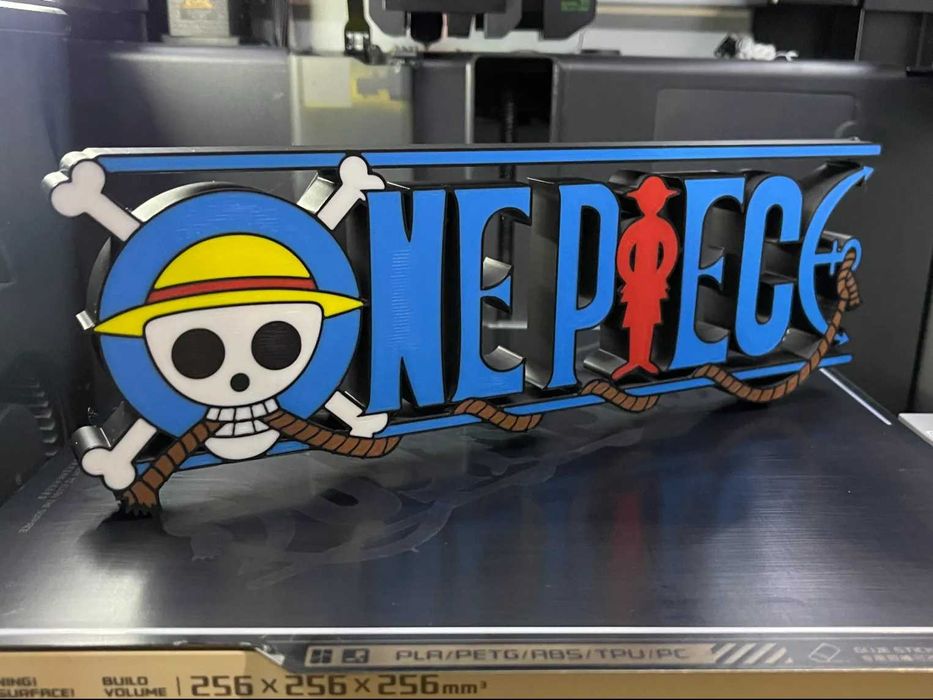One Piece Logo impressão 3d