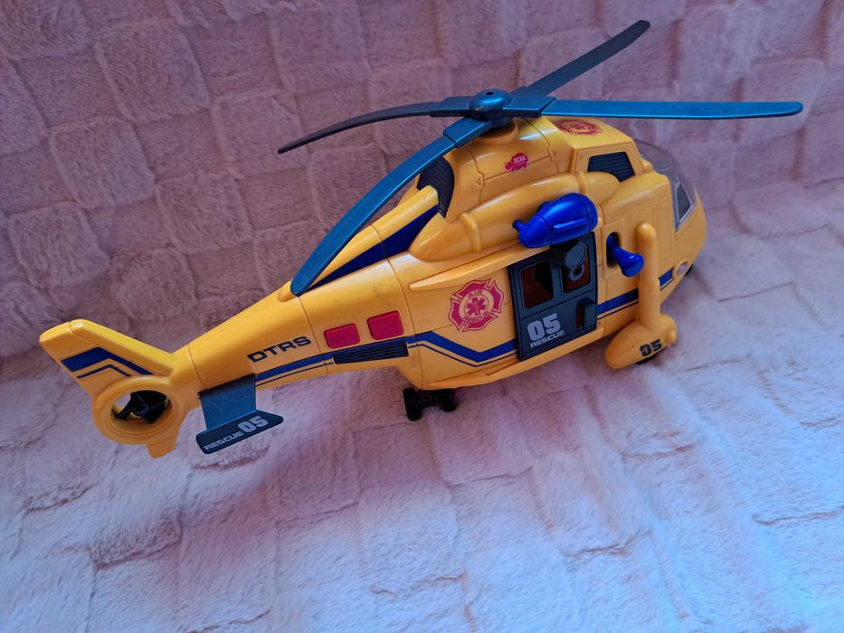 Duży helikopter dźwięki światła 42cm