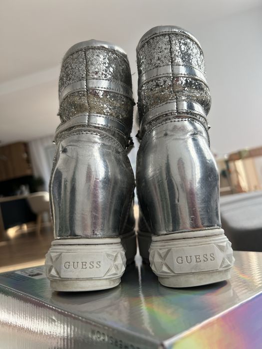 Śniegowce botki Freezyn Guess z brokatem 37