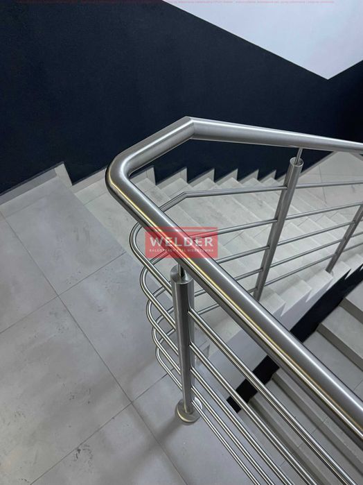 Balustrada Barierka Balkon nierdzewna Harfa Szklana Portfenetr