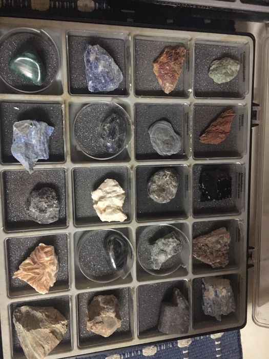 Coleção de minerais