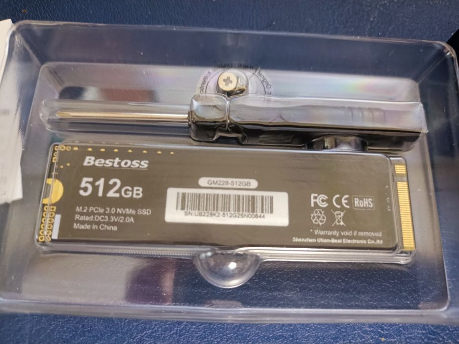 NVMe M.2 PCI-E Gen3x4 SSD Bestoss GM228 512 Gb