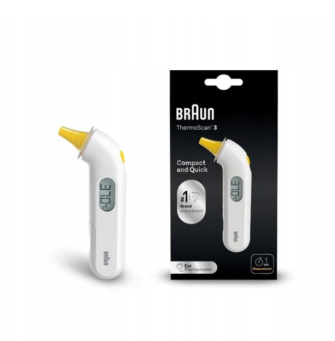 Termometr Braun IRT3030 ochronna obudowa do uszu ThermoScan 3