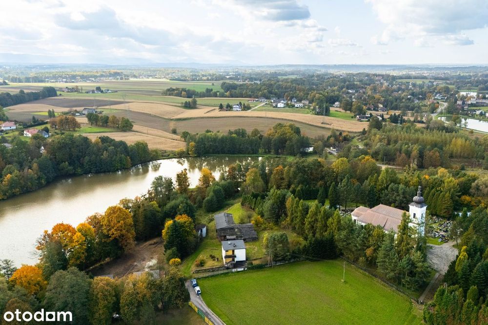 Dom z dużą piękną działką ponad 3ha w otoczeniu lasu i łąk -Golasowice