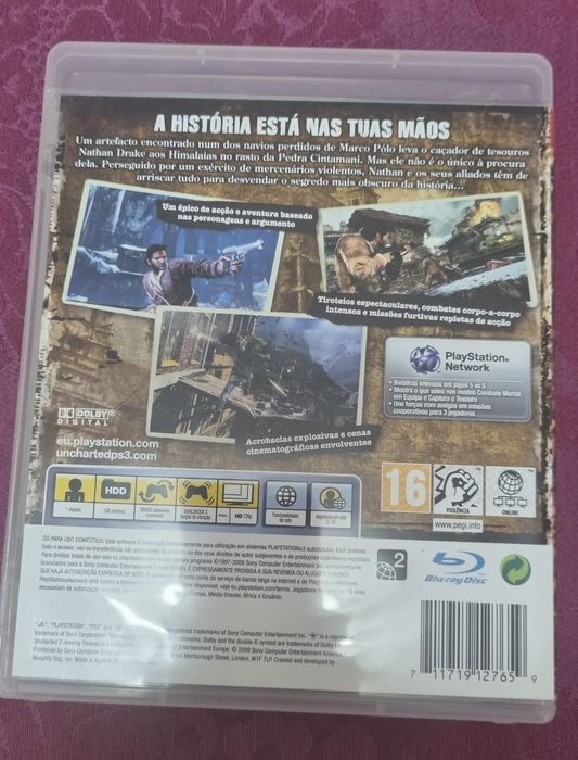 PS3 - Uncharted: Drake's Fortune + Uncharted: Amond Thieves