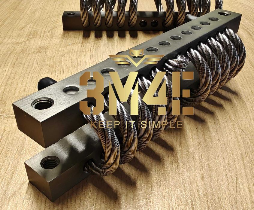 Wibroizolator linowy WL5mm-2000N H34mm