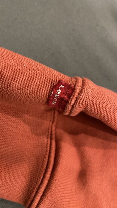 Sweatshirt / Casaco com Capuz Levi’s Laranja / Terracota – Tamanho CL
