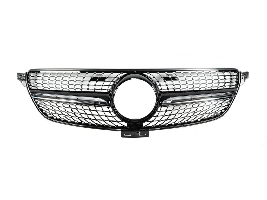 Mercedes GLE/ML W166 Тюнінг решітка Diamond Black (GLE) Без камери