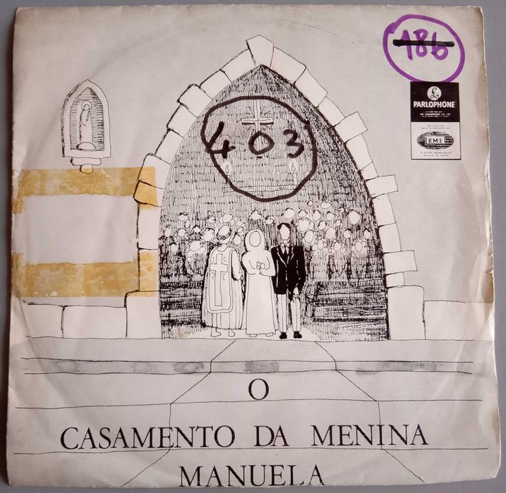 António Macedo - - - - - O Casamento da Menina Manuela - - - -- Single
