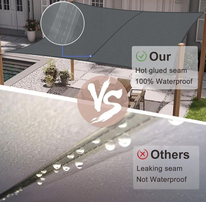 SUNNY GUARD Żagiel przeciwsłoneczny na balkon taras 3m x 4m