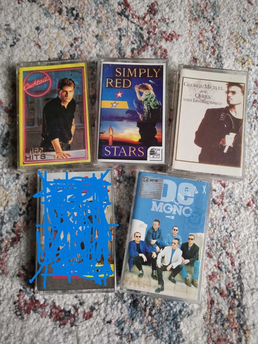 Kasety De Mono Coctail George Michael Simply Red 4 szt